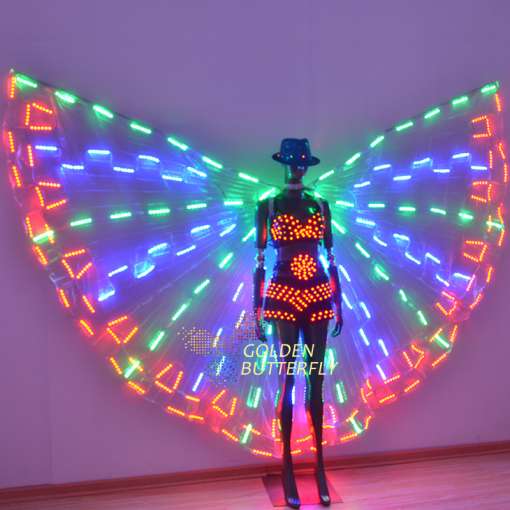 LED tuledega liblikakostüüm naistele