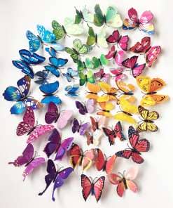 Värvilised kleebitavad liblikad