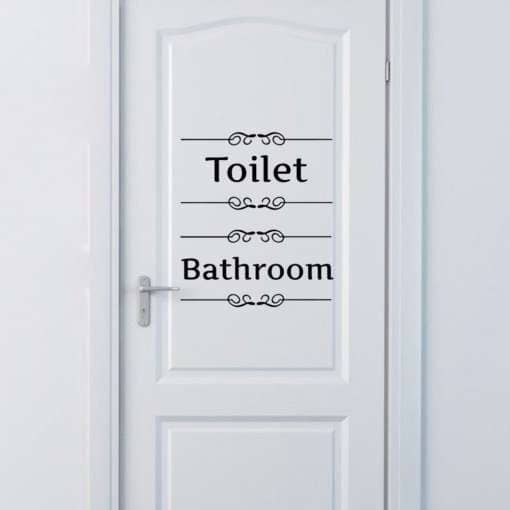 Kleeps uksele - "Toilet" või "Bathroom"