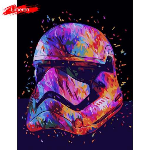 Numbrite järgi värvitav pilt "Star Wars"