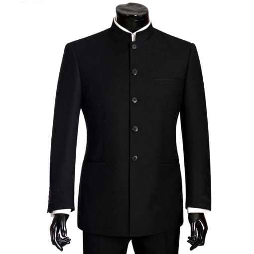 Stiilne musta värvi ülikond