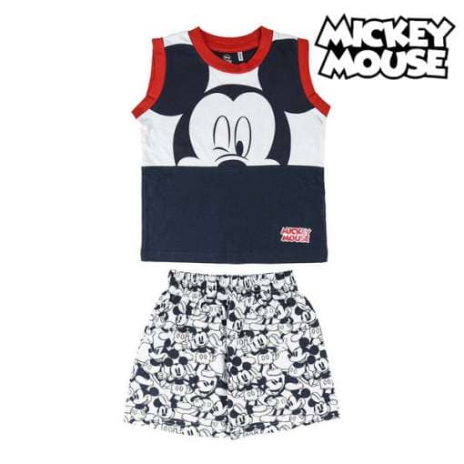 Pidžaama Laste Mickey Mouse Meresinine Valge