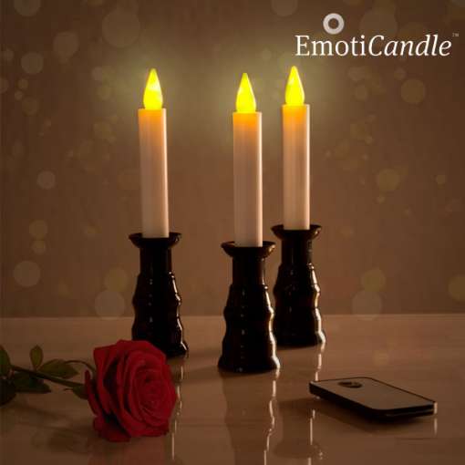 LED Küünlad Romantic Ambiance EmotiCandle (3 tk pakis)
