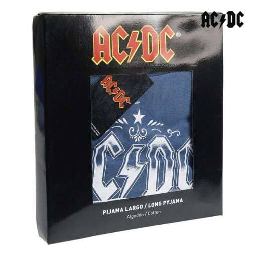 Pidžaama AC/DC Adult Sinine Must