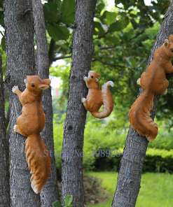 Erinevad orava kujud aeda